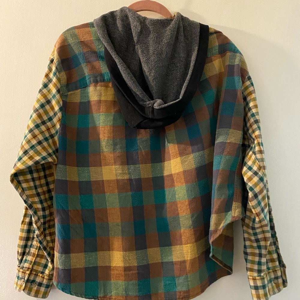 Flannel hoodie